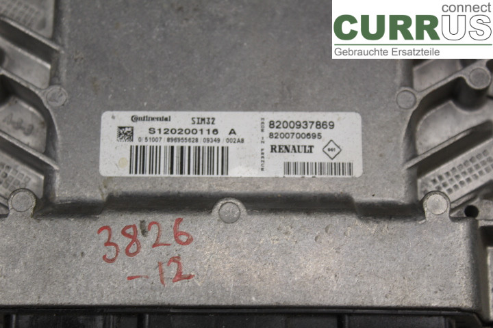 RENAULT CLIO IV   12-16 Motorstyrningsenhet (ECU) 8200937869 
