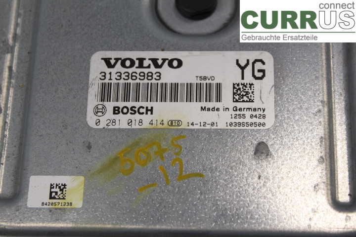 VOLVO XC60 09-13 Engine Control Unit (ECU) 31336983