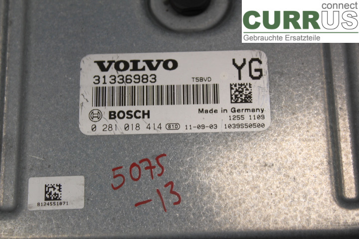 VOLVO XC60  09-13 Engine Control Unit (ECU) 31336983 