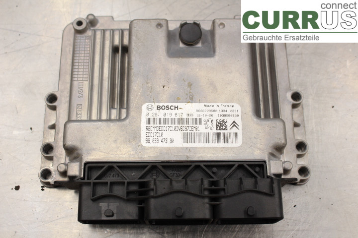 PEUGEOT PARTNER   08-15 Engine Control Unit (ECU) 9805947380 1.6HDi/9HF