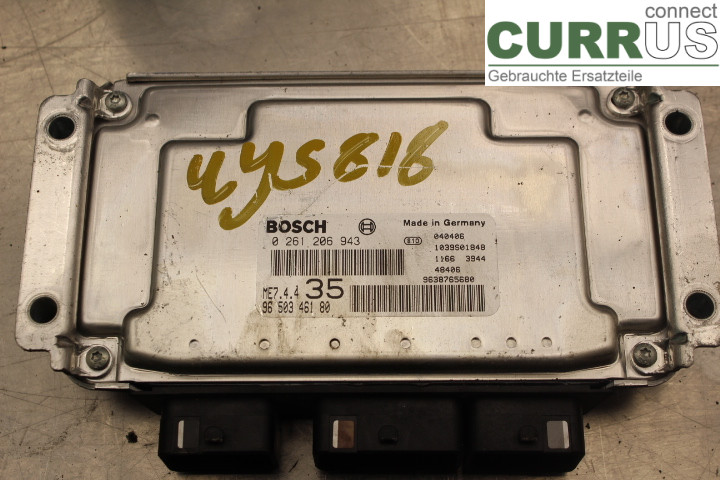 PEUGEOT 307     01-05 Engine Control Unit (ECU) 9650346180 1.6i/NFU