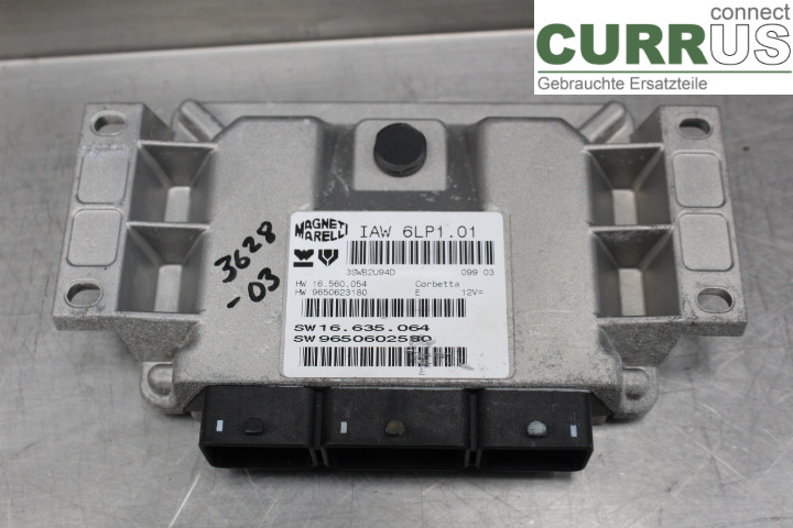 PEUGEOT 307     01-05 Engine Control Unit (ECU) 9650623180 