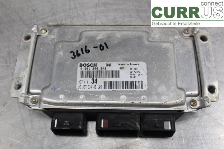 PEUGEOT 206  98-09 Engine Control Unit (ECU) 9638783480 