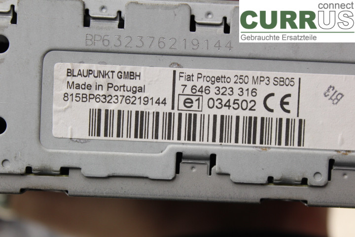 PEUGEOT BOXER      02-06 Radio CD / Multimedia panel  2.2HDi/4HU