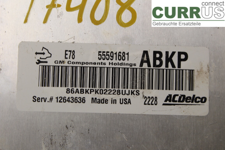 OPEL CORSA D  07-14 Engine Control Unit (ECU) 55591681 1.2i/A12XER