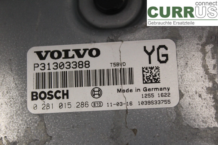 VOLVO V70 08-13 Engine Control Unit (ECU) P31303388