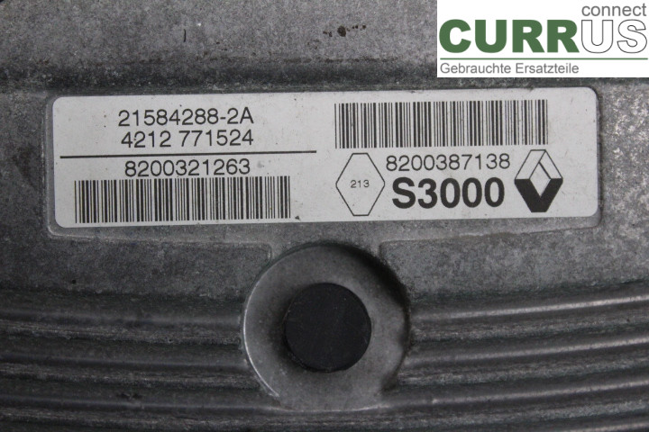RENAULT MÉGANE II  03-05 Motorens styreenhed (ECU) 8200387138 