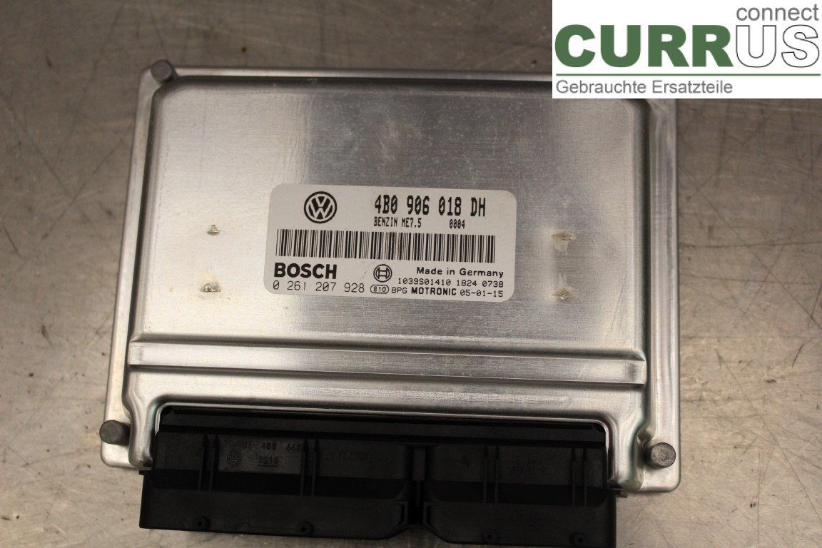 VW PASSAT      01-05 Engine Control Unit (ECU) 4B0906018DH 1.8T/AWT