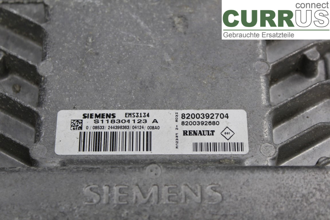 RENAULT CLIO II    01-08 Motorstyrningsenhet (ECU) 8200392680 