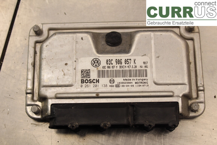 SKODA FABIA         07-14 Motorens styreenhed (ECU) 03C906857K 1.6i/BTS