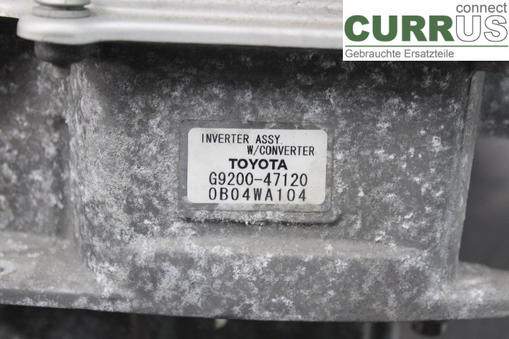 TOYOTA PRIUS  NHW20 04-08 Controller til strømfordeling G920047120 1.5i/1NZFXE