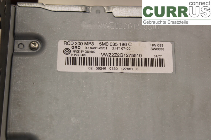 VW TIGUAN 07-16 Radio CD / Multimedia panel 5M0035186C 2.0TDi/CBAB