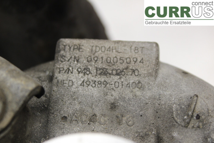 PORSCHE PANAMERA 09- Turbo charger 94812302670 4870