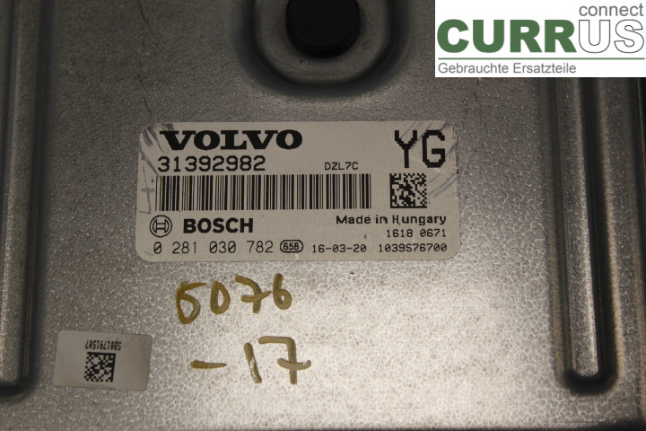 VOLVO XC60  14-17 Motorstyrningsenhet (ECU) 31392982 
