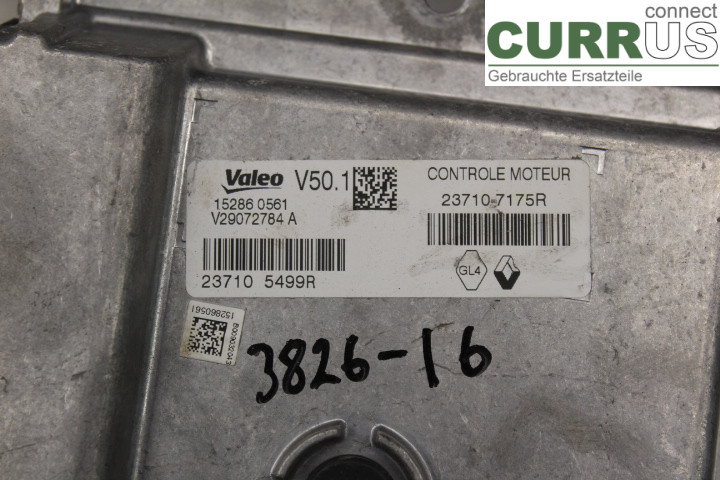 RENAULT CLIO IV   12-16 Engine Control Unit (ECU) 237107175R 