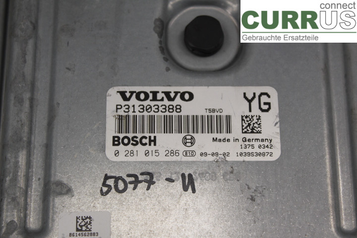 VOLVO V60 11-13 Engine Control Unit (ECU) 31303388