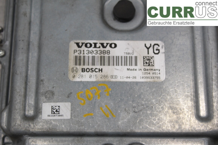 VOLVO V60 11-13 Engine Control Unit (ECU) 31303388