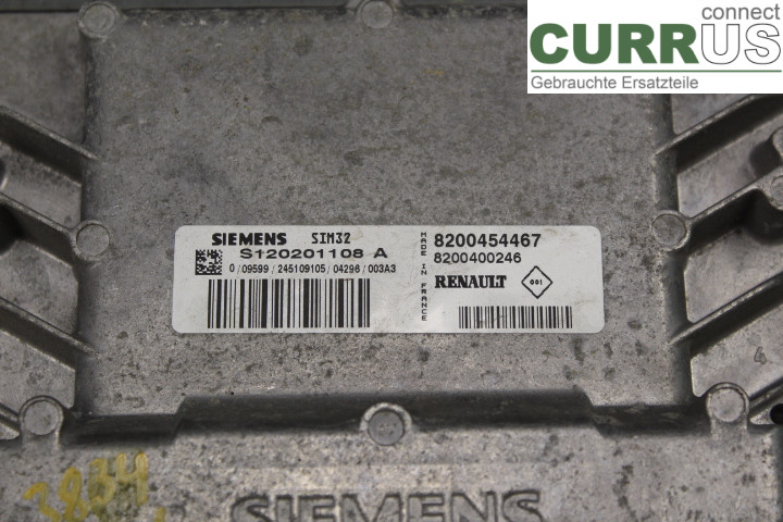 RENAULT CLIO II    01-08 Unité de contrôle moteur (ECU) 8200400246 
