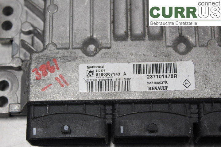 RENAULT MEGANE III 09-15 Engine Control Unit (ECU) 237101478R 