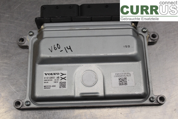 VOLVO V60  14-18 Engine Control Unit (ECU) 31312651AB 