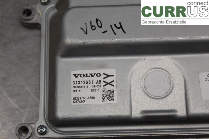 VOLVO V60  14-18 Engine Control Unit (ECU) 31312651AB 