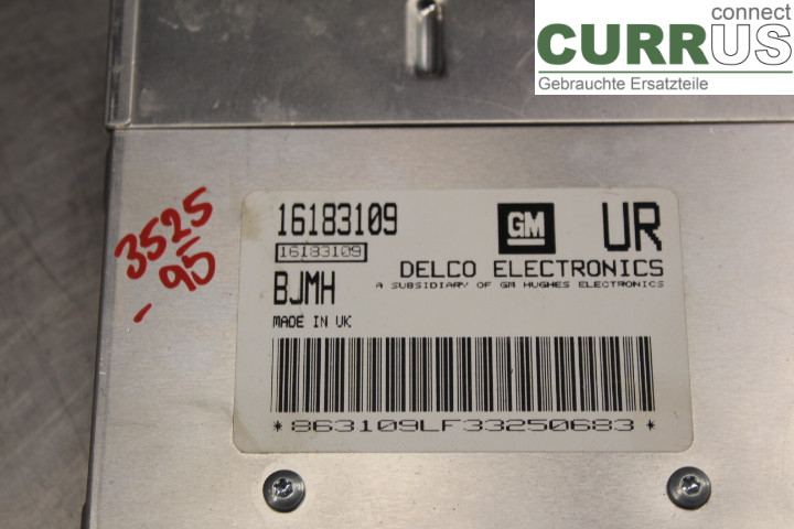 OPEL ASTRA  F     92-98 Engine Control Unit (ECU) 16183109 