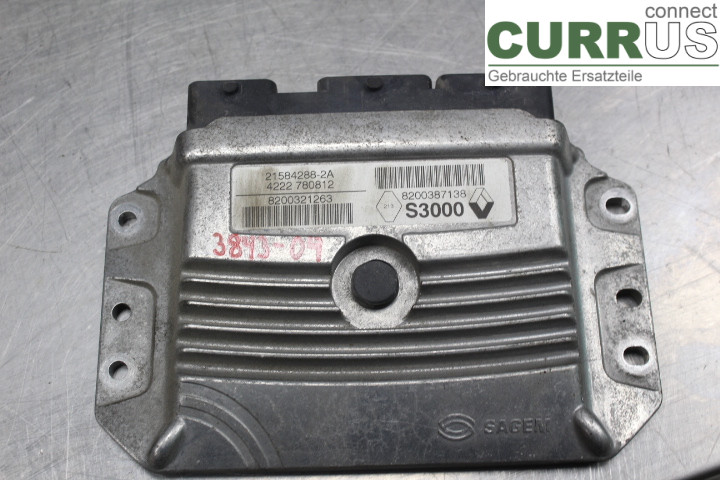 RENAULT MÉGANE II  03-05 Motorens styreenhed (ECU) 8200387138 
