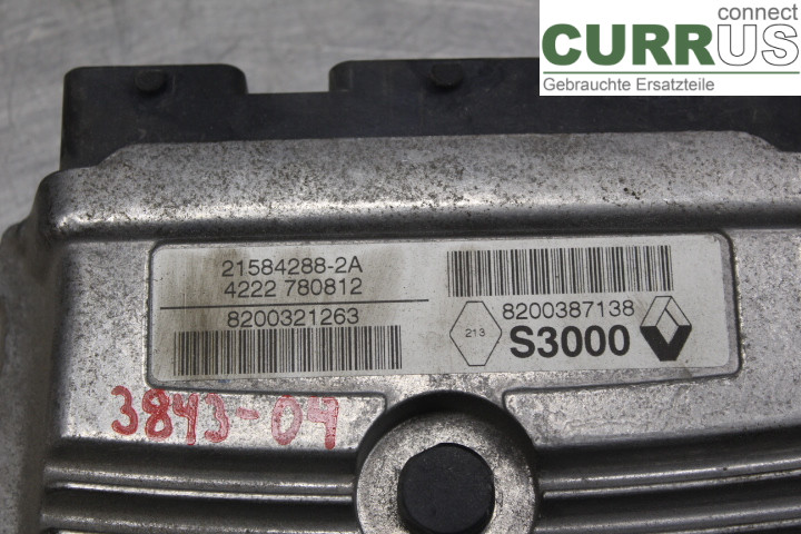 RENAULT MÉGANE II  03-05 Motorens styreenhed (ECU) 8200387138 