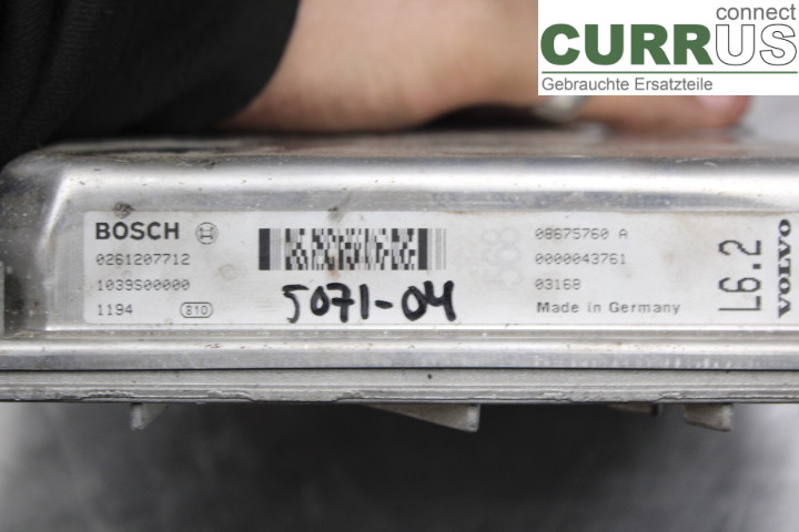 VOLVO S60      01-04 Sterownik silnika (ECU) 08675760A 