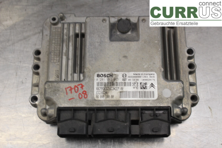 CITROEN BERLINGO  08-18 Unité de contrôle moteur (ECU) 9664618080 