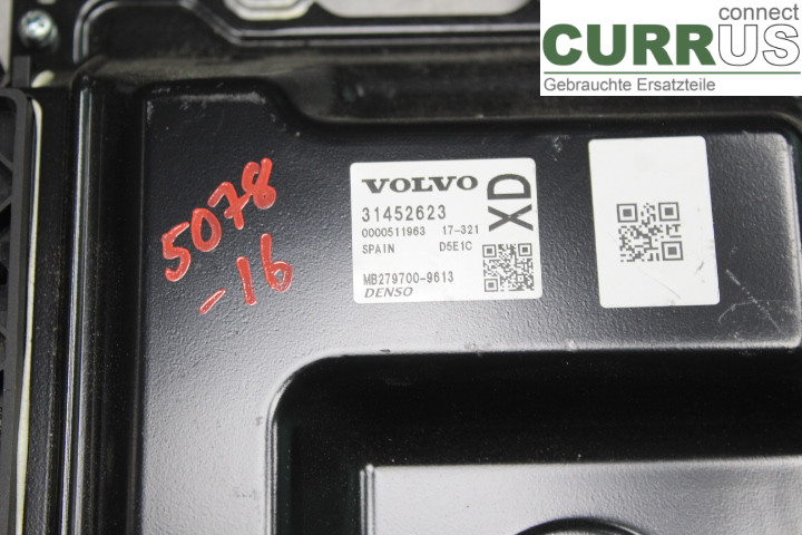 VOLVO V60  14-18 Sterownik silnika (ECU) 31452623 
