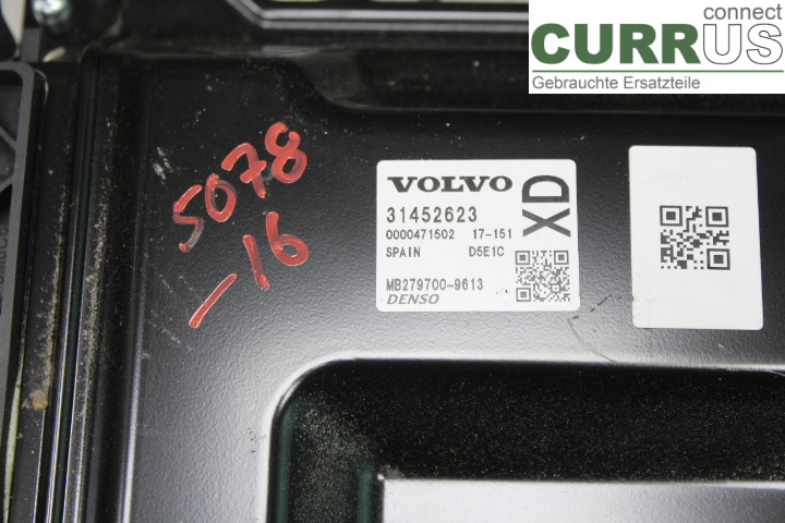 VOLVO V60  14-18 Engine Control Unit (ECU) 31452623 