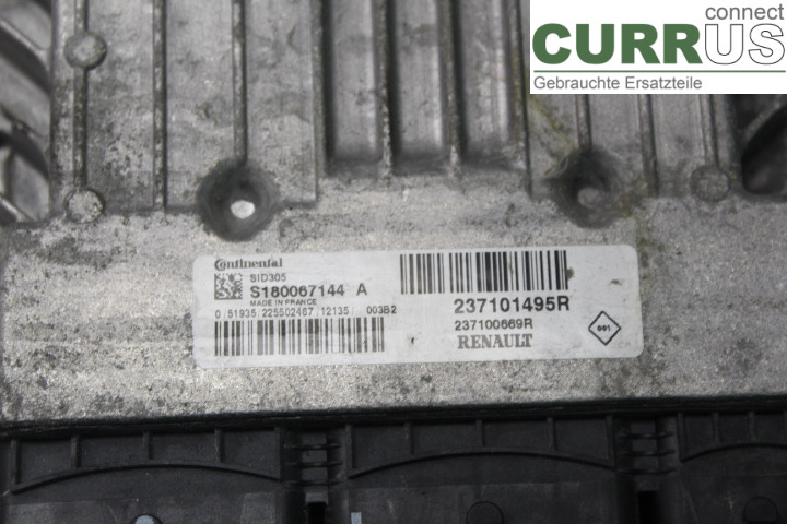 RENAULT MEGANE III 09-15 Engine Control Unit (ECU) 237101495R 1.5DCi/K9K837