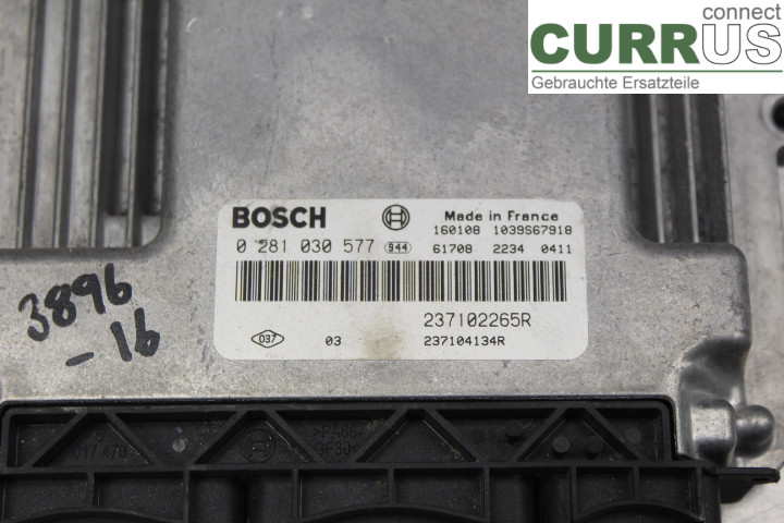 RENAULT MASTER III  15-20 Engine Control Unit (ECU) 237102265R 