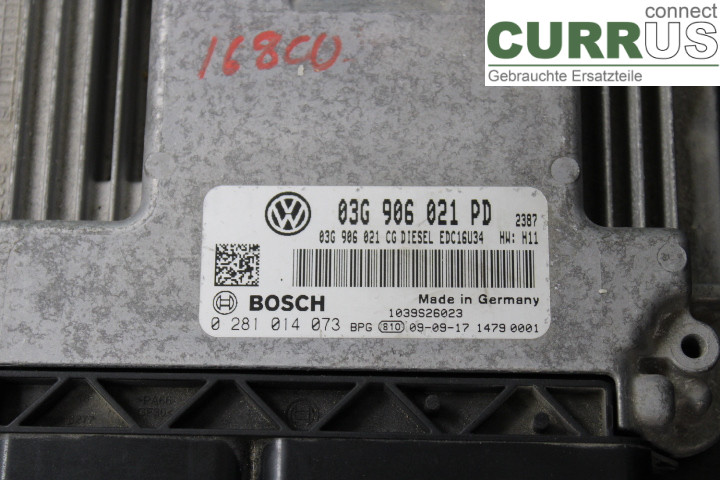 VW CADDY      04-10 Engine Control Unit (ECU) 03G906021PD 