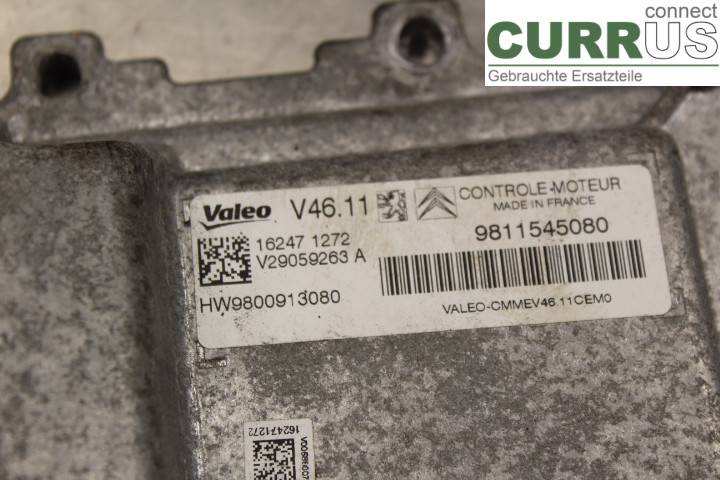 PEUGEOT 208 16-19 Engine Control Unit (ECU)  1.2VTi/HMZ