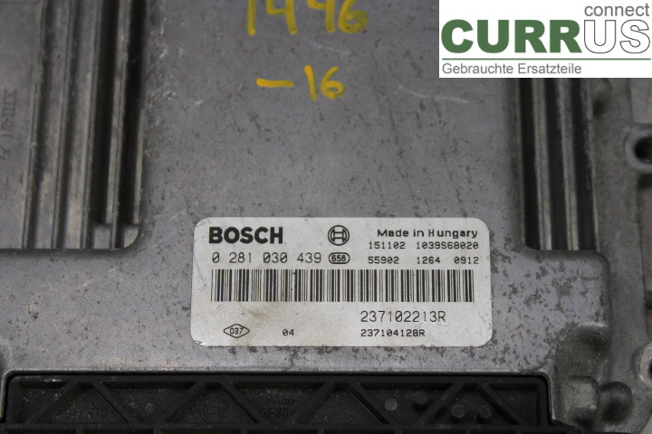 DACIA DOKKER Engine Control Unit (ECU) 237102213R 