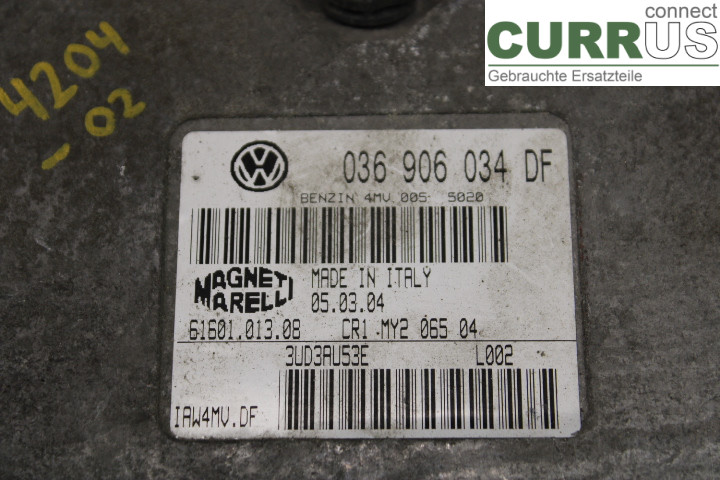SKODA FABIA    99-07 Unité de contrôle moteur (ECU) 036906034DF 
