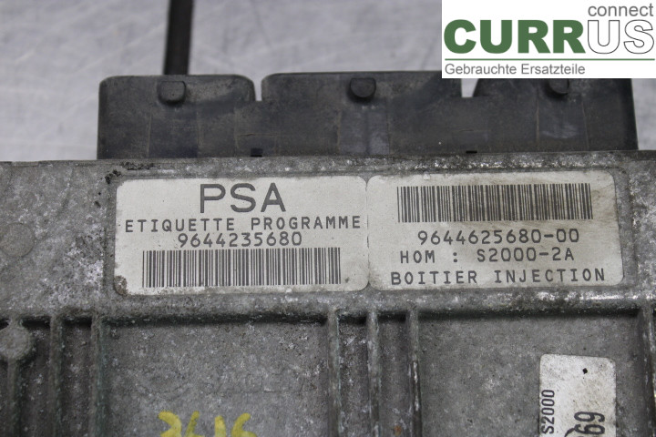 PEUGEOT 206  98-09 Engine Control Unit (ECU) 9644625680 