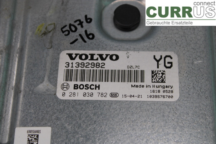 VOLVO XC60  14-17 Motorstyrningsenhet (ECU) 31392982 