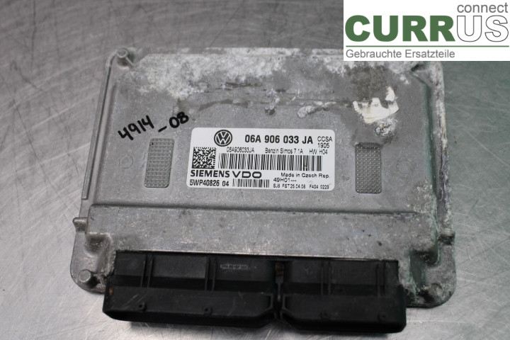 VW GOLF V      04-09 Engine Control Unit (ECU) 06A906033JA 