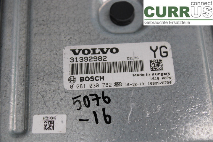 VOLVO XC60  14-17 Motorstyrningsenhet (ECU) 31392982 