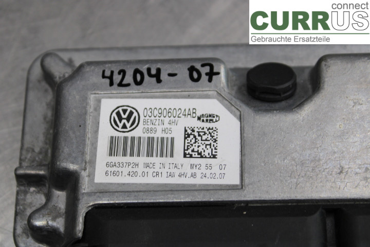 SKODA FABIA    99-07 Unité de contrôle moteur (ECU) 03C906024AB 