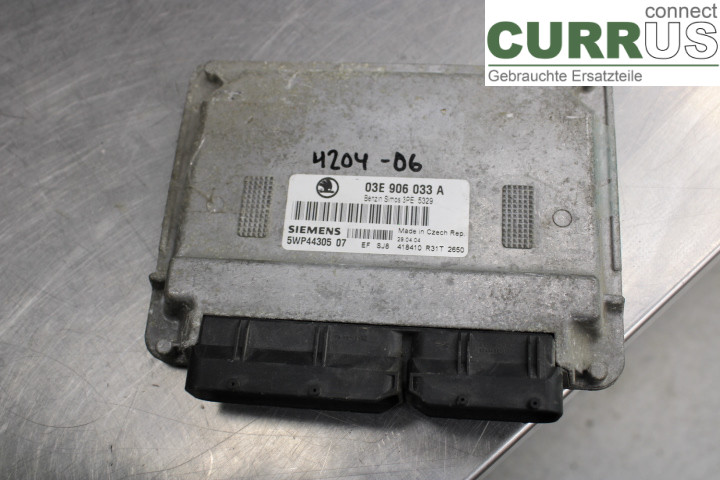 SKODA FABIA    99-07 Unité de contrôle moteur (ECU) 03E906033A 