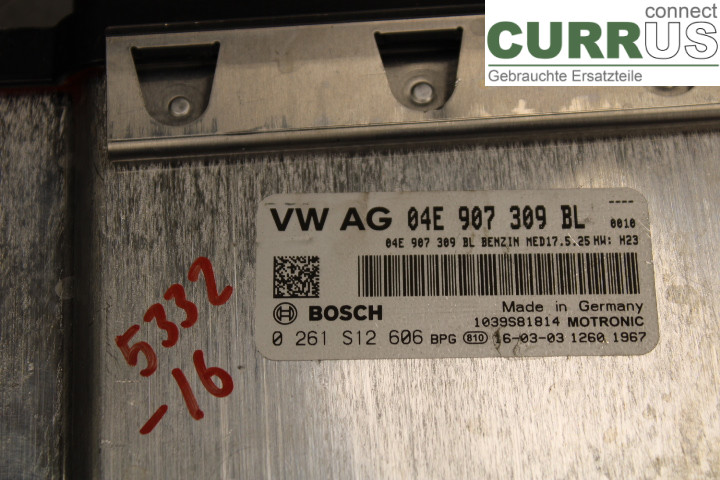 SEAT LEON   13-20 Engine Control Unit (ECU) 04E907309BL 