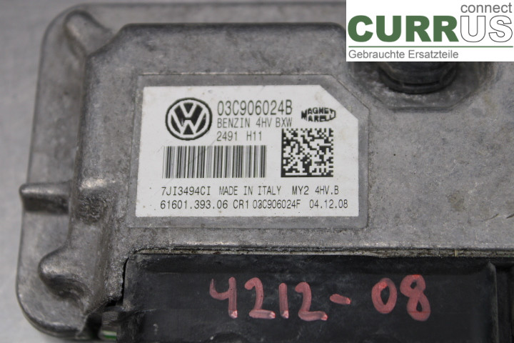 SKODA FABIA         07-14 Engine Control Unit (ECU) 03C906024B 