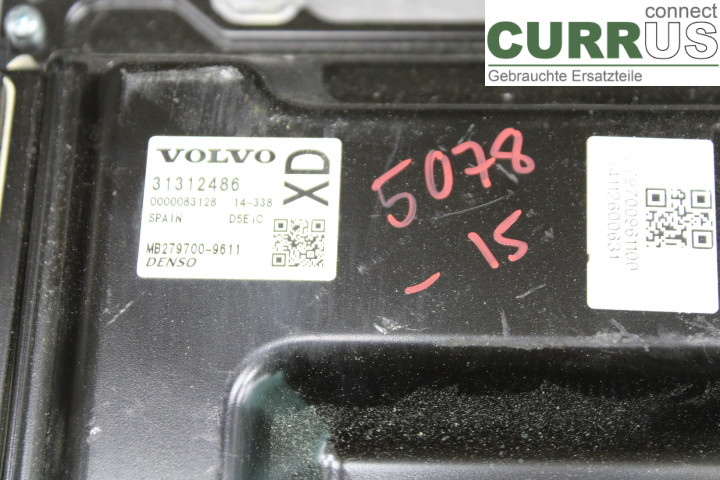 VOLVO V60  14-18 Engine Control Unit (ECU) 31312486 
