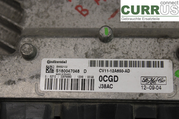 FORD FIESTA     02-05 Engine Control Unit (ECU) CV1112A650AD 
