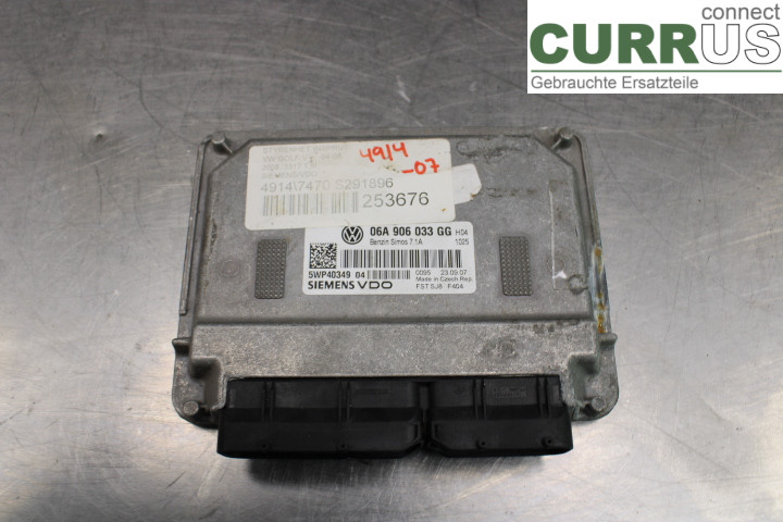 VW GOLF V      04-09 Engine Control Unit (ECU) 06A906033GG 