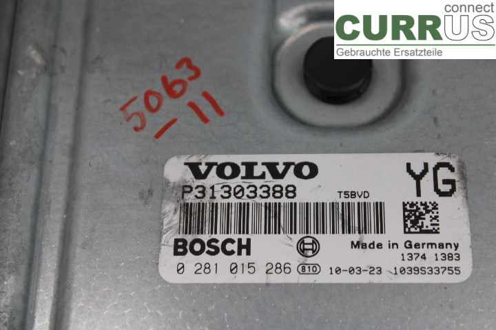 VOLVO V70      08-13 Engine Control Unit (ECU) 31303388 